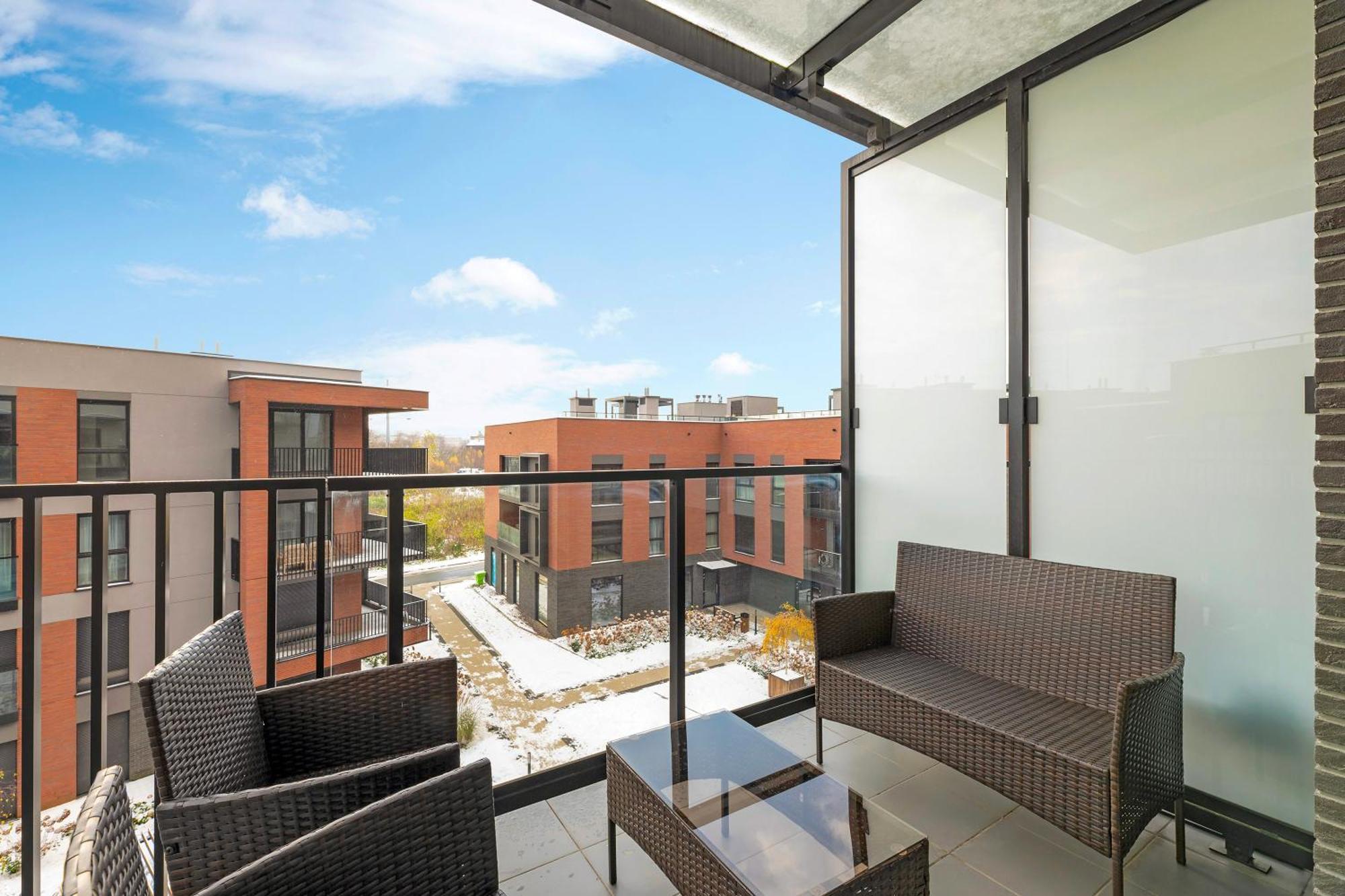 Nadmotlawie Riverside - Gym & Free Parking By Downtown Apartments 그단스크 객실 사진